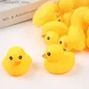 Sand Play Water Fun 10 Cute Streezed Rubber Duck Baby Shower Toys Streezed Animal Shower Water Game Childrens Sconto di compleanno Classic Toys Q240426