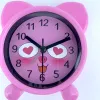 Clocks Cartoon Cute Little Alarm Clock Children Wake Up Alarm Clock Students Silent Desk Clock Bedroom Bedside Clock,Aesthetic Dorm