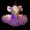 Crianças Crianças Ballerina Ballet Tutu Dançante Crianças Swan Lake Dance Costumes Roupas para meninas adolescentes Roupas de balé 240412