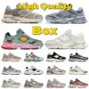 Athletic Og 9060 Sneaker Shoe Running Scarpe 990 V3 2002r Donne Donne Sale mare Bianco Bianco in legno Glow Arctic Grey Rain Cloud Violet Jjjjound