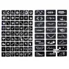 Tattoo Transfer 169Pcs/5 Sheets Small Airbrush Tattoo Stencils For Women Kids Painting Template Henna Glitter Tattoo Stencil For Wedding Party 240426