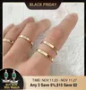 حلقات مفصلية مملوءة بالذهب المجوهرات الهندية Anillos Mujer Boho Bague Femme MediaMal Anelli Donna Aneis Ring للنساء Y11242318526