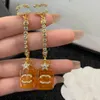 2023 CCLIES Stud Luxury örhängen Pearl Diamond Drop Gold C Earring Designer för Woman Fashion Brand Not Fade Silver Wedding Women Earings 464