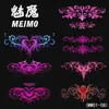 Tattoo -overdracht 8pcs set sexy succubus totem tijdelijke tattoo voor vrouwen buik tattoo art waterdichte tattoo duurzame sticker tatuajes temporales 240427