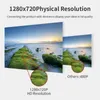 Projectors Portable LCD Projector Screen Mirroring System HD 720p resolution Movie LED Home Theater Outdoor Multi-Media Video Projector