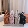 Sacs à bandouliers 2024 Mini Boston Sac Single Diagonal Messenger Letter Imprimer Handbag Oreiller