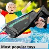 Voll elektrische automatische Wasserspeicherpistole tragbare Kinder Sommer Beach Outdoor Fantasy Toys for Boys Kids Game 240420