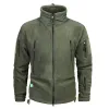 Kleding Mens Fleece Jacket Outdoor Rijden klimmen Wandelen Hunting Camping Outerwear Thermisch Militair Tactische Winddichte jas S2XL S2XL