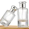 Depolama Şişeleri Temiz Cam Parfüm Şişesi Alt Bottling Pres Tip Kozmetik Konteyner Yeniden doldurulabilir Atomizer İnce Sis Sıvı Püskürtücü Seyahat