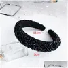 Hair Accessories Colorf Crystal Headband For Woman Luxury Hand Made Beaded Sponge Band Bridal Party Headbands Drop Delivery Baby Kids Otohu