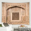 Oosterse decoratie Islamitisch Tapestry Vintage Architectuur Wandkleden Marokkaanse decoratie voor Home Boheems Home Decor 240415