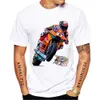 Men's T-Shirts 37 Pedro Acosta 2023 GP Riding T-Shirt New Summer Men Short Slve Moto Sport Boy Casual White Tops Motorcycle Rider Ts T240425