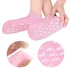 Nowe 1 para stopy pielęgnacyjne Nawilżące silikonowe żelowe skarpetki stopy skóra ochrona naprawy przeciw suchej pęknięcia pedicure spa użycie domu