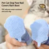 Ropa para perros 4pcs zapatos para mascotas lluvia goma de gato no deslizan cubiertas de uñas de gato botas accesorios