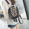 Shoulder Bags Personality Belt Tassel Bag Fashion Punk Rivet Buckle Bucket Chain