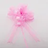 Decorazione per feste 10 pezzi per auto a fiori bianchi oro Gifts matrimonio tirano nastri in tulle avvolgono l'imballaggio di San Valentino per le auto