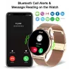 Bekijkt 2023 Mode Voice Call Smart Watch Ladies voor altijd weergeven Custom Watch Face Sports Health Bracelet IP68 Waterdichte smartwatch