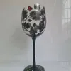 ワイングラスフォーシーズンズツリーガラス手描きアートガラス製品ホームオフィス用のユニークなドリンクウェア装飾ギフトカップ