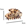 Hårklämmor Barrettes 1 PC 9cm Celluloid Hair Claw Luxury Rhinestones Handgjorda franska Design Flower Tortoise Shell Tillbehör Kvinnor Hårklipp 240426