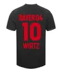 16-4xl 23 24 Bayer 04 Leverkusen Soccer Jerseys 2023 2024 Wirtz Hofmann Boniface Adli Hlozek Schick Frimpong Grimaldo Tella Home Away Threat Men Kids Football 999