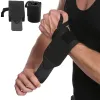 Safety Fitness Wrist Wraps Weight Lifting Gym Wrist Straps Cross Training Padded Thumb Brace Strap Power Hand Support Bar Wristband