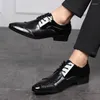 Casual Shoes Men Leather 2024 Lace Up Formal Attire Luxury Business Oxford Office Wedding Size 38-49