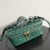 Vanity Case vävd dragkedja crossbody väska utsökt kosmetisk väska dubbel blixtlås stor kapacitet designer väska smink väska kosmetisk väska toalettvete
