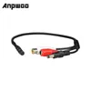 Anpwoo Mini Pickup CCTV Micrófono de amplio rango Micrófono Mini micrófono con salida de CC, adecuado para CCTV Security DVR