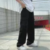 Pantalon masculin y2k streetwear hip hop cargo 2024 coréen morean harajuku pantalon de survêtement stoppe