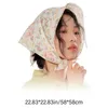 Scarves Cotton Hair Bandanas Breathable Comfortable Fabric Small Shawl For Girls Women All- Outfit