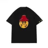 Merk Drawtrew Shirt Heren Designer Face Summer Draw Haikyuu Dames T -shirt Loose Tops Round Neck Drew Hoodie Floral Hat Small Yellow Face 6129