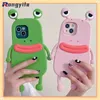 Case di telefono cellulare adatti per Samsung Galaxy S23 Ultra Plus S22 S21 S20 Ultra Plus S23+S22+S21+S20+S21 Fe Telefono Case Cartoon Frog Couple Case J240426