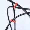 Pièces 10pcs / set s boucle de boucle freine de vélo de type dérailleur clips de boucle de boucle de boucle tube rotatif de ligne de frein MTB
