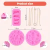 Moulds Baby, Car, Bear, Silicone Fondant Chocolate Molds DIY Cake Resin Mold For Baking Pastry Cup Cake Decorating Kitchen Tools