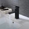 Zlew łazienkowy krany czarny mikser mydlany kaucja montowana w wodzie montowana woda kwadratowy styl 2 wysokość dla górnego blatu