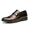 Casual Shoes Men Leather Black PU Formal Oxford Wear Business Leisure Office Work Wedding Plus Size 38-48