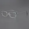 Zonnebrillen frames heren en dames mode frameloze bijziendheid voorschriften tf bril 5678 titanium simple veelzijdig leesoog