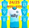 24 25 Charlotte FC Swiderski Männer Fußballtrikots Alcivar Bender Ortiz Fuchs Ruiz Walkes Armour Home Away White Joint Version Hemd Kurzärmele Erwachsene Uniformen 8888