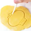Stampi per glassa glassa aghi di scarico Cookie fondenti dipinti che miscela gli strumenti di modellazione 3D 3D decorare gli accessori da forno a stampo