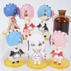 Anime Manga Re Zero Ram Rem Emilia Echidna en Zero Q Doll PVC Model Toy Different WorldSL2404
