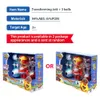 Super Wings S6 5 Inches Transforming Jett Ball - Iron Power Robots Deformation till Airplane Action Figures Anime Kid Toys 240415