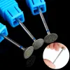 Bits Carbide Milling Cutter Manicure Nail Drill Bits Electric Nail Files Blue Grinding Bits Mills Cutter Nail Art Tools Accessories