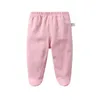 Broek lawadka 0-12m puur katoen pasgeboren babyjongen en meisje broek vaste wrap been lange broek casual baby benen meisje jongen lente/zomerl2404