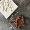 Vormen siliconenvorm 1 st bakpan cake decoreren gereedschap retro frame chocolade zeep schimmel cake stencils keuken sugarcraft gereedschap gereedschap