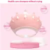 Producto Tamaño ajustable Niños Capa de champú Crown Baby Shower Capacitación de dibujos animados Pelato de cabello Protección contra la oreja Implaz