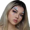 TC1Q Tattoo Transfert 3D Sexy Face Tattoo Stickers Face Decoration Tattoos temporaire Tatouage Faux Tattoo Rhinage pour femme Face Face Bijoux Tatoo 240426