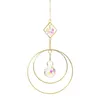 Garden Decorations Sun Catchers Hanging Crystal Ball Pärlade prydnadsfönster uteplats Lawn Moon Star Pendant Glass Prism Rainbow Maker Win Otshp