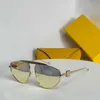 Neue Herren- und Damenmetallrahmen Hellfarbene dekorative Mirrordesigner Hochqualitäts hochwertige Pilot -Sonnenbrille luxuriöser oberster Level Originalverpackungsbox LW40108U M4C6