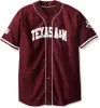 High-end custom button-up baseball jersey Texas baseballl Jersey