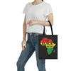 Bolsas de noite Forudesigns Africa Black Histores Totes Fashion Canvas Bolsa de ombro Meninas Meninas Meninas Viagem Dobrando compras